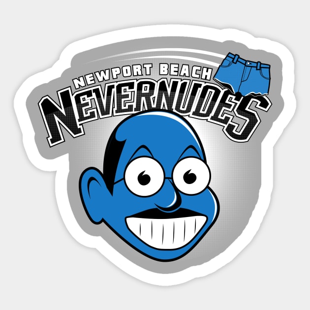 Nevernudes Sticker by LavaLamp